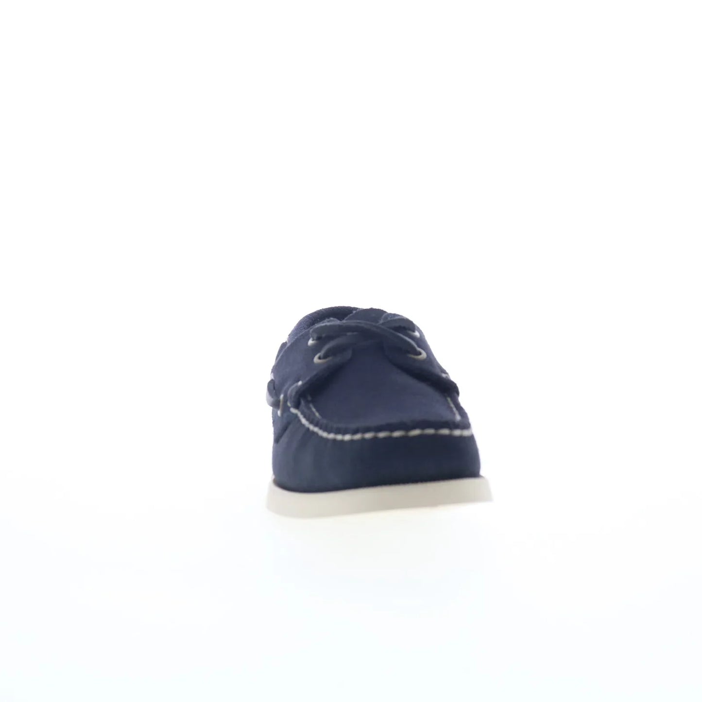 Sebago Portland Flesh Out Womens Blue Suede Loafers & Slip Ons Boat Shoes
