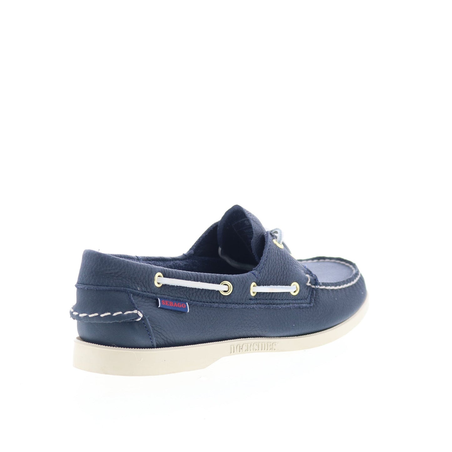 Sebago Portland Fisher Womens Blue Leather Loafers & Slip Ons Boat Shoes