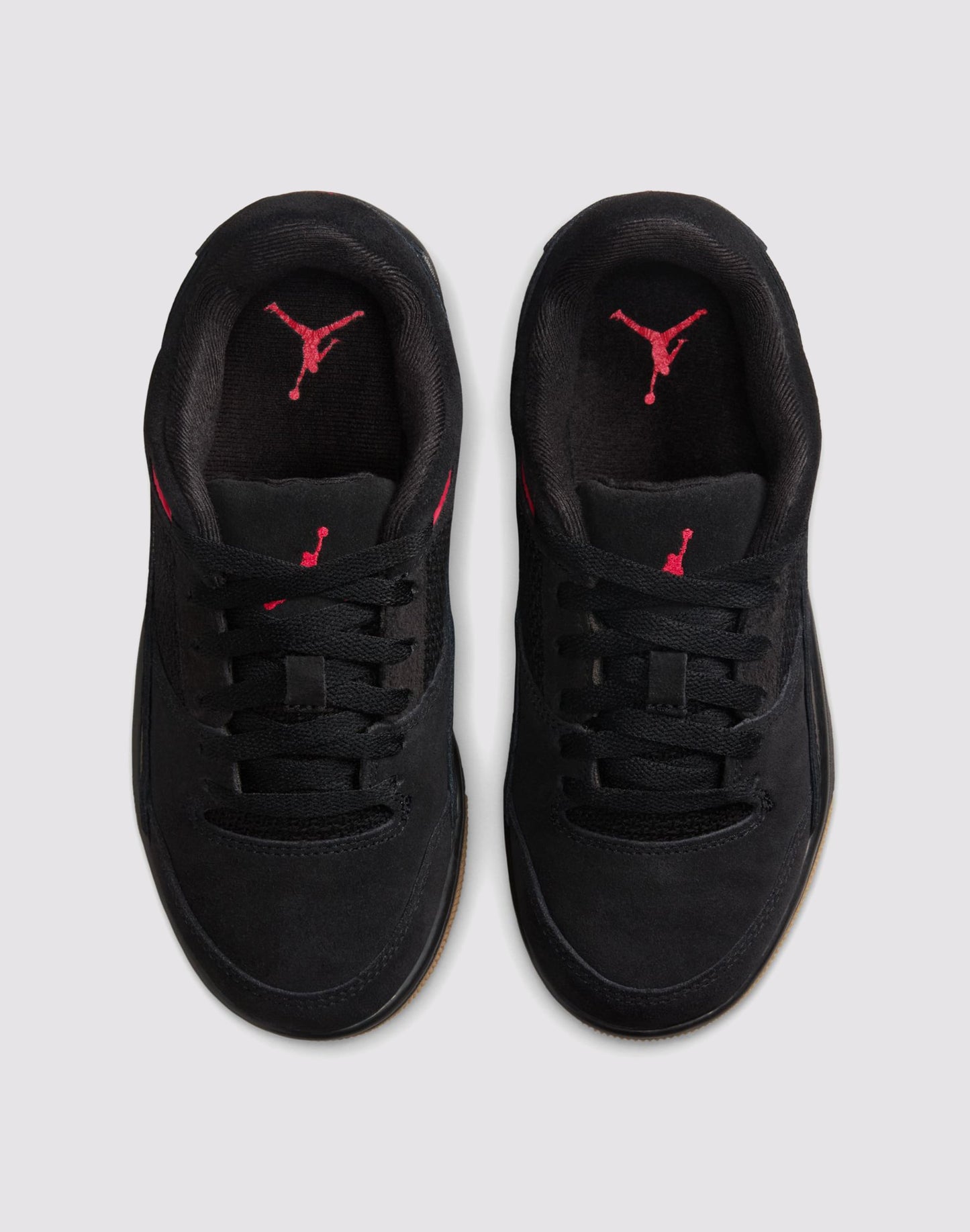 Jordan Flight Court Grade School Boys'&nbsp;"Black/Varsity Red/Gum Med Brown"&nbsp;Shoe