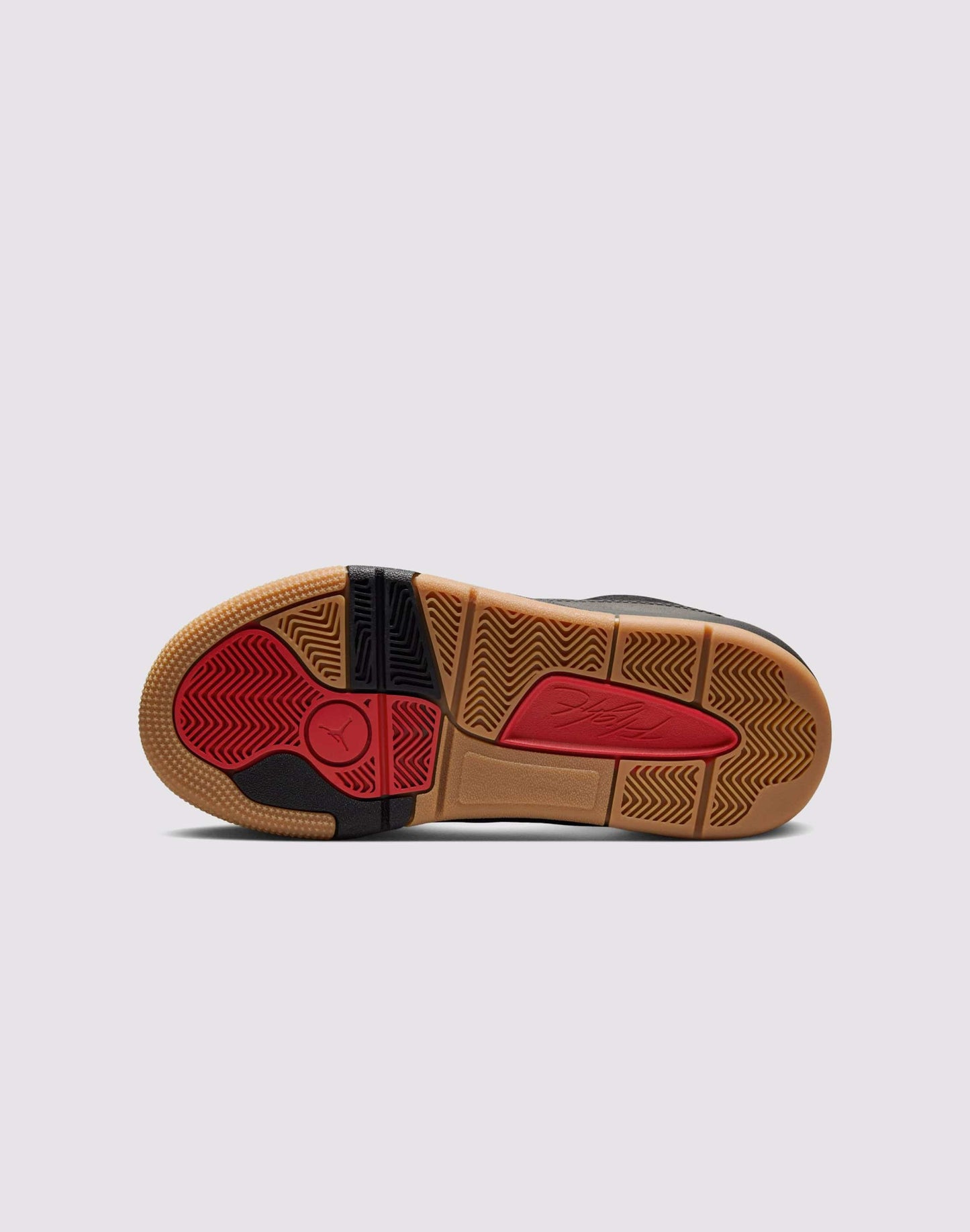 Jordan Flight Court Grade School Boys'&nbsp;"Black/Varsity Red/Gum Med Brown"&nbsp;Shoe