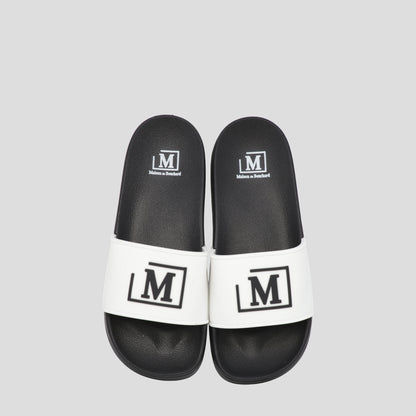 MDB Brand Kid's M Logo Pool Slides