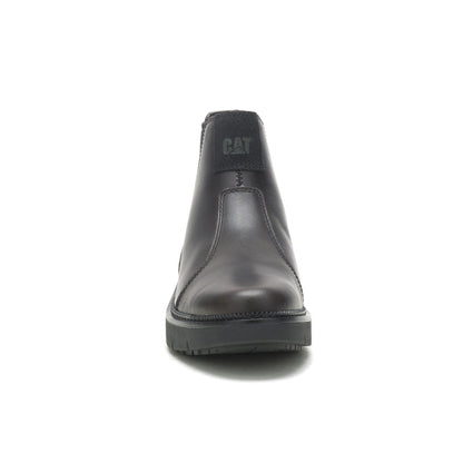 Caterpillar Chariot Chelsea P311824 Womens Black Leather Chelsea Boots