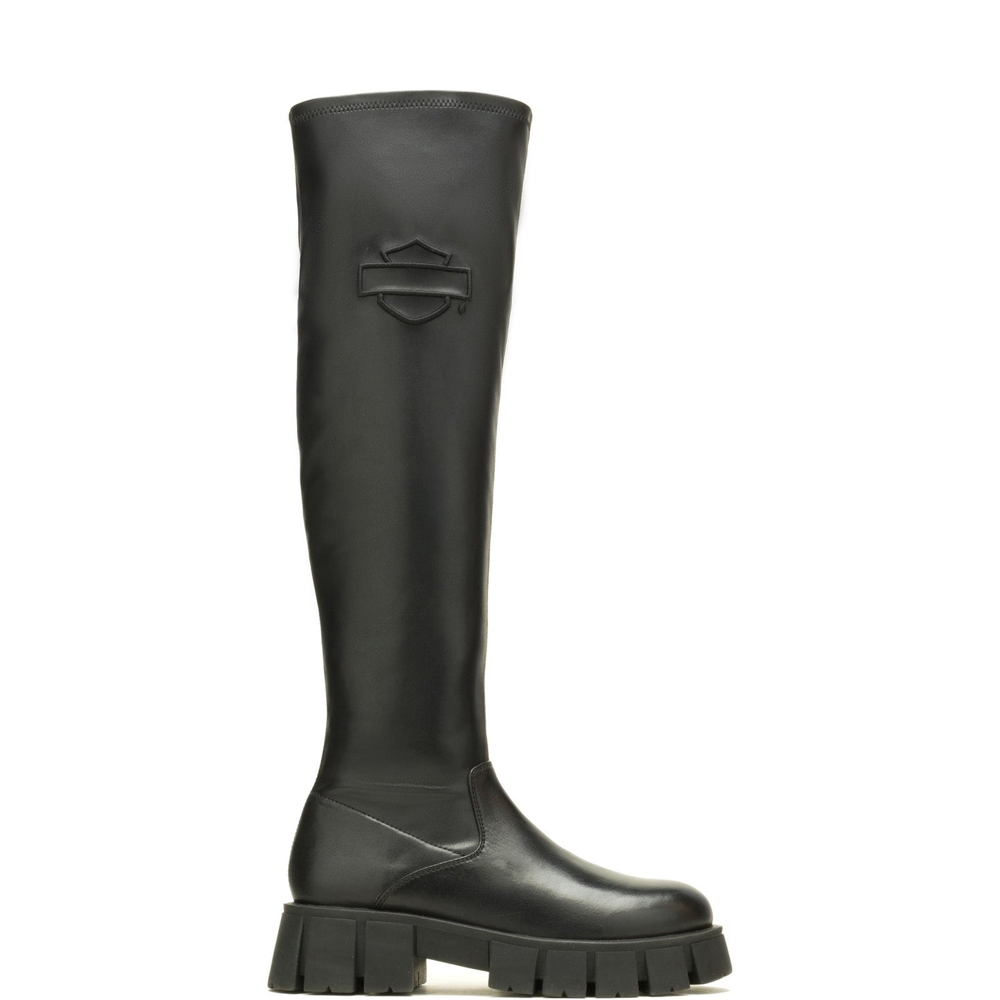 Harley-Davidson Uplift OTK 20" Pull On Boot Womens Black Knee High Boots