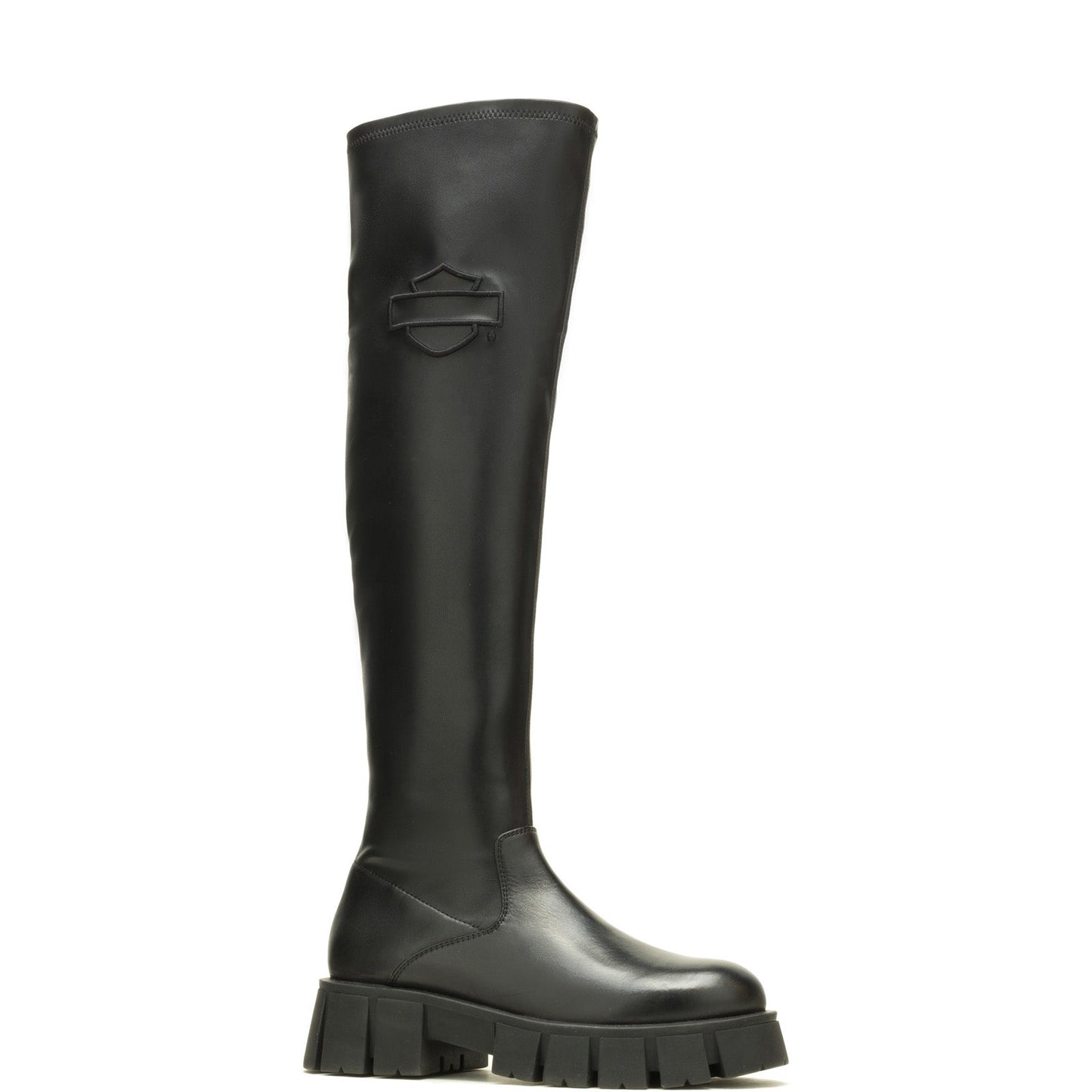 Harley-Davidson Uplift OTK 20" Pull On Boot Womens Black Knee High Boots