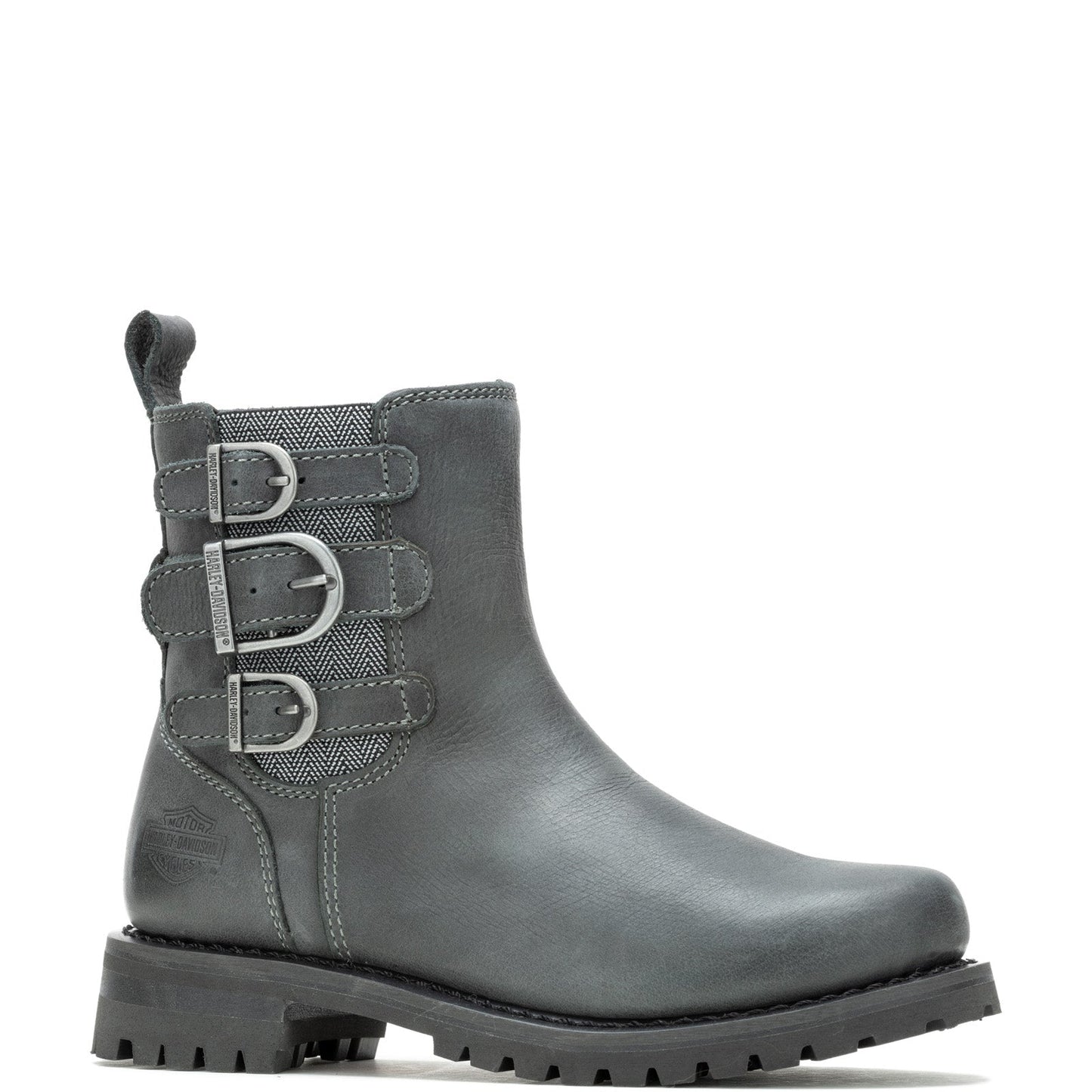 Harley-Davidson Beasley 6" Strap D87278 Womens Black Casual Dress Boots