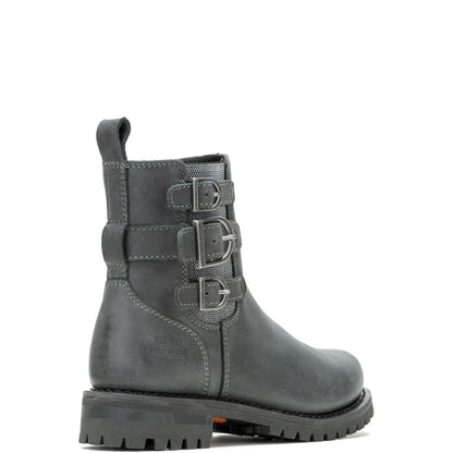 Harley-Davidson Beasley 6" Strap D87278 Womens Black Casual Dress Boots