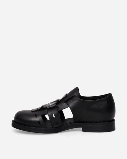 Bondage Belt Sandals Black