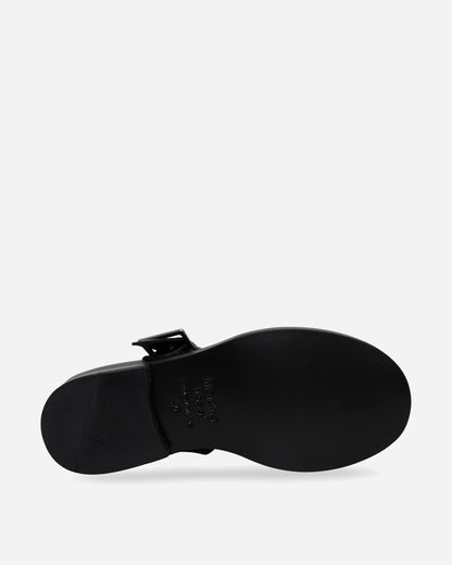 Bondage Belt Sandals Black