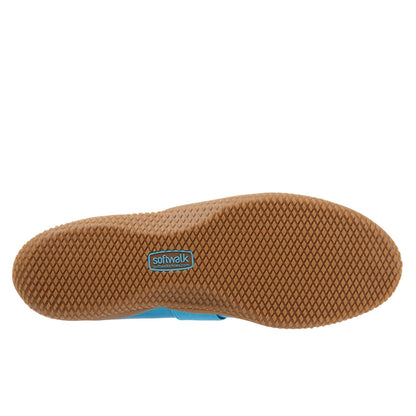 Softwalk High Point S1466-436 Womens Blue Narrow Mary Jane Flats Shoes