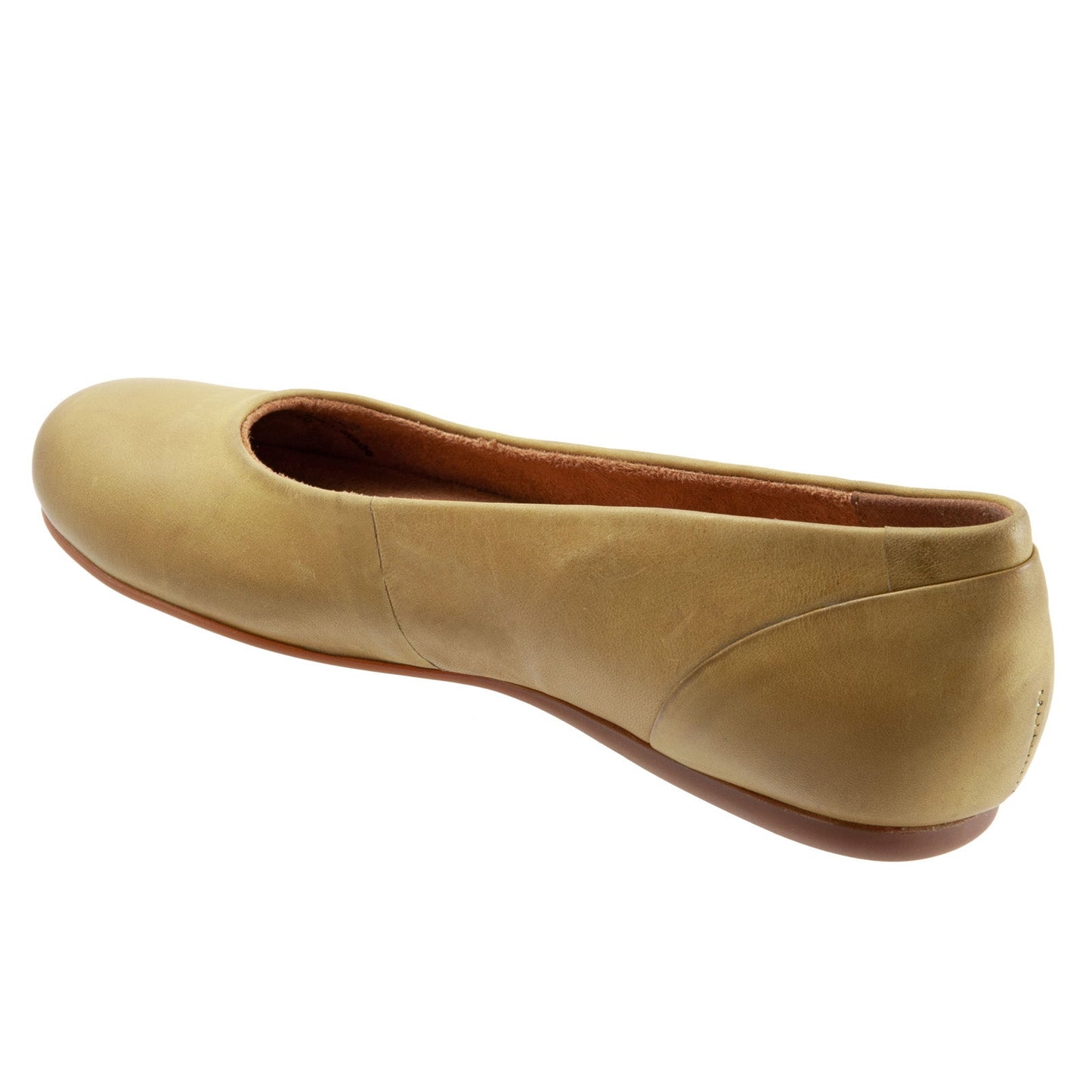 Softwalk Sonoma S1862-322 Womens Green Extra Wide Ballet Flats Shoes