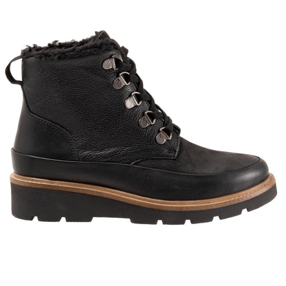 Softwalk Whitney S2261-001 Womens Black Leather Casual Dress Boots