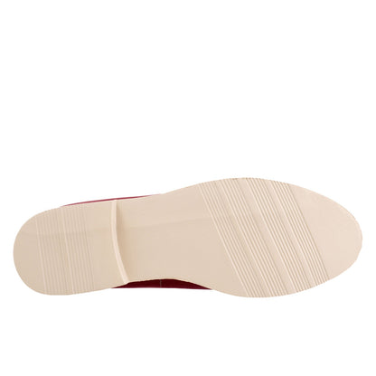 Softwalk Wolcott II S2267-662 Womens Burgundy Leather Mule Flats Shoes