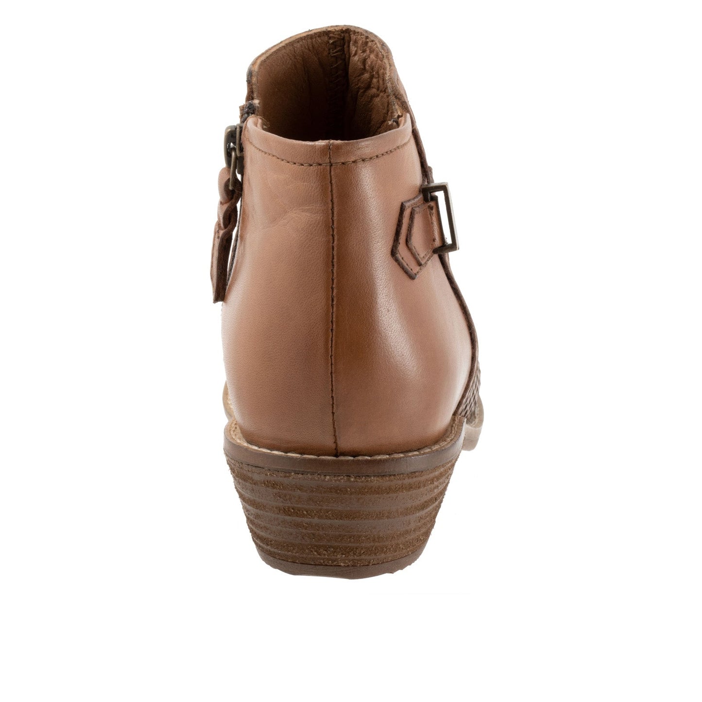Softwalk Rimini Perf S2315-215 Womens Brown Wide Ankle & Booties Boots