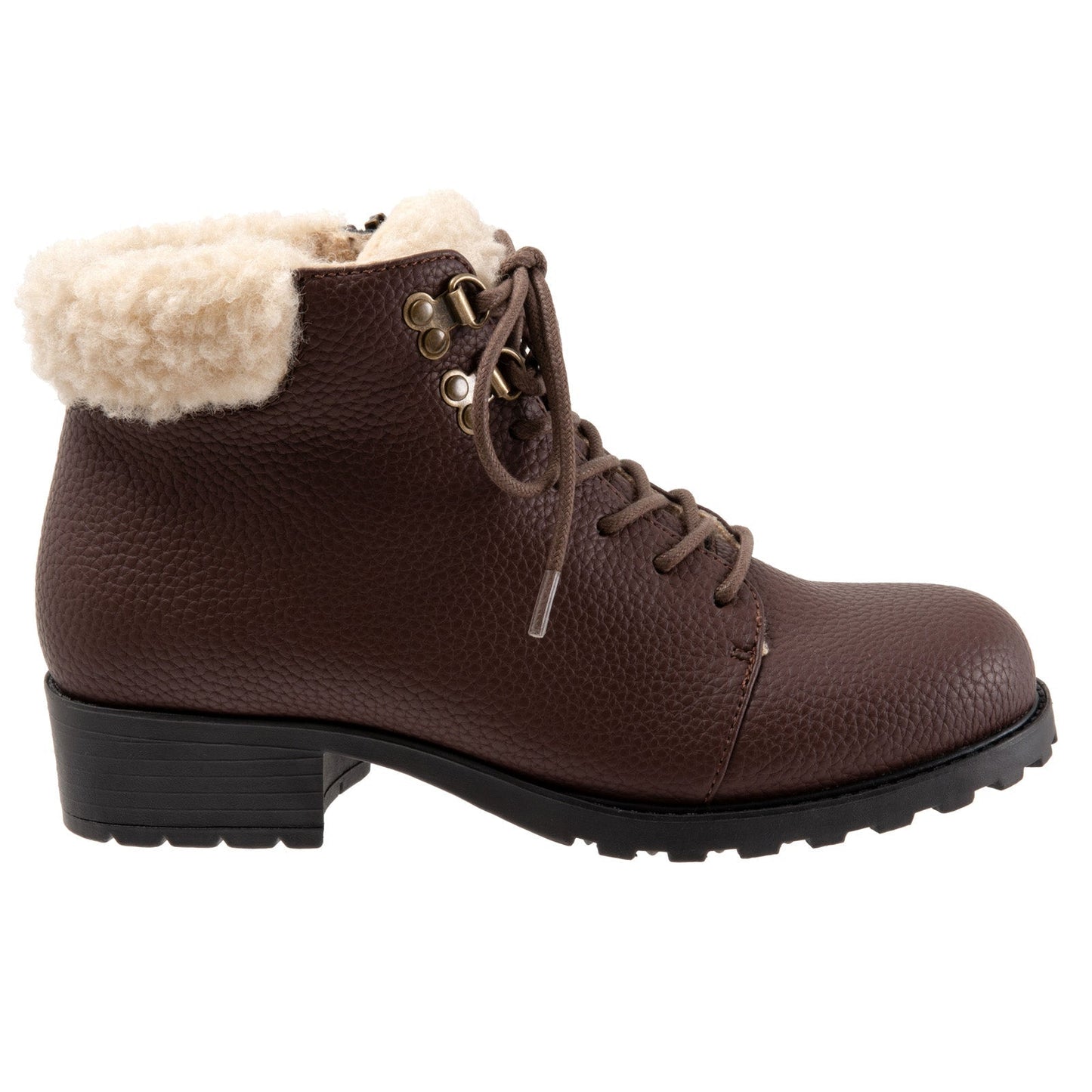 Trotters Becky 2.0 T2052-200 Womens Brown Leather Casual Dress Boots
