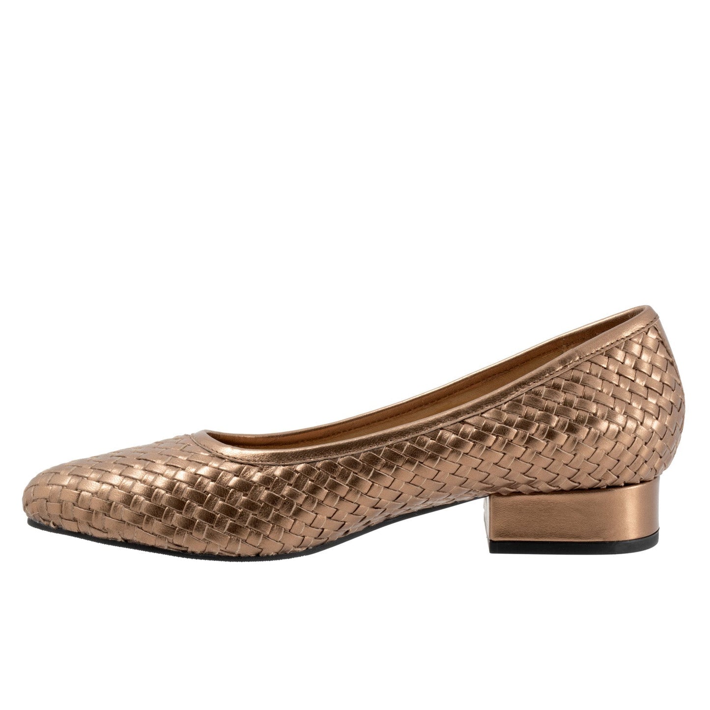 Trotters Jade T2269-222 Womens Brown Narrow Leather Pumps Heels Shoes