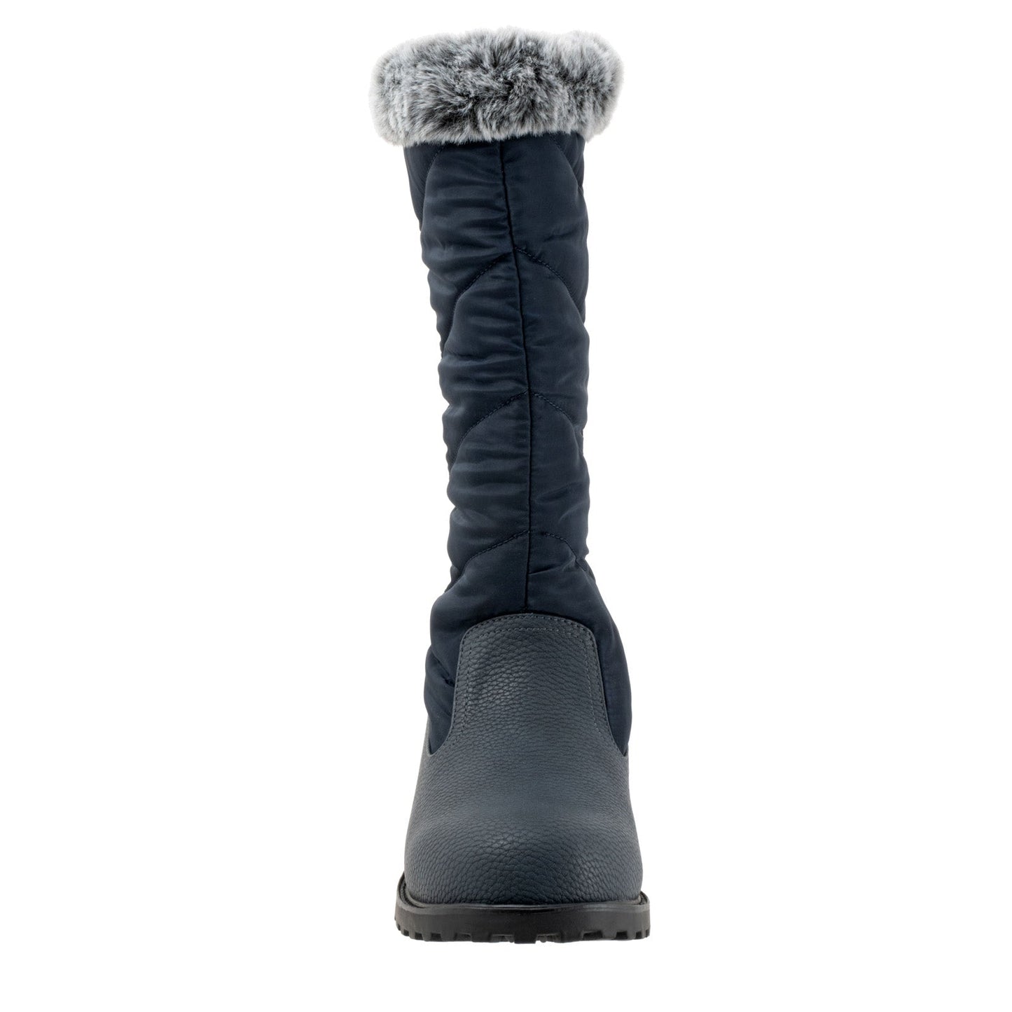 Trotters Benji 3.0 T2351-400 Womens Blue Leather Zipper Casual Dress Boots