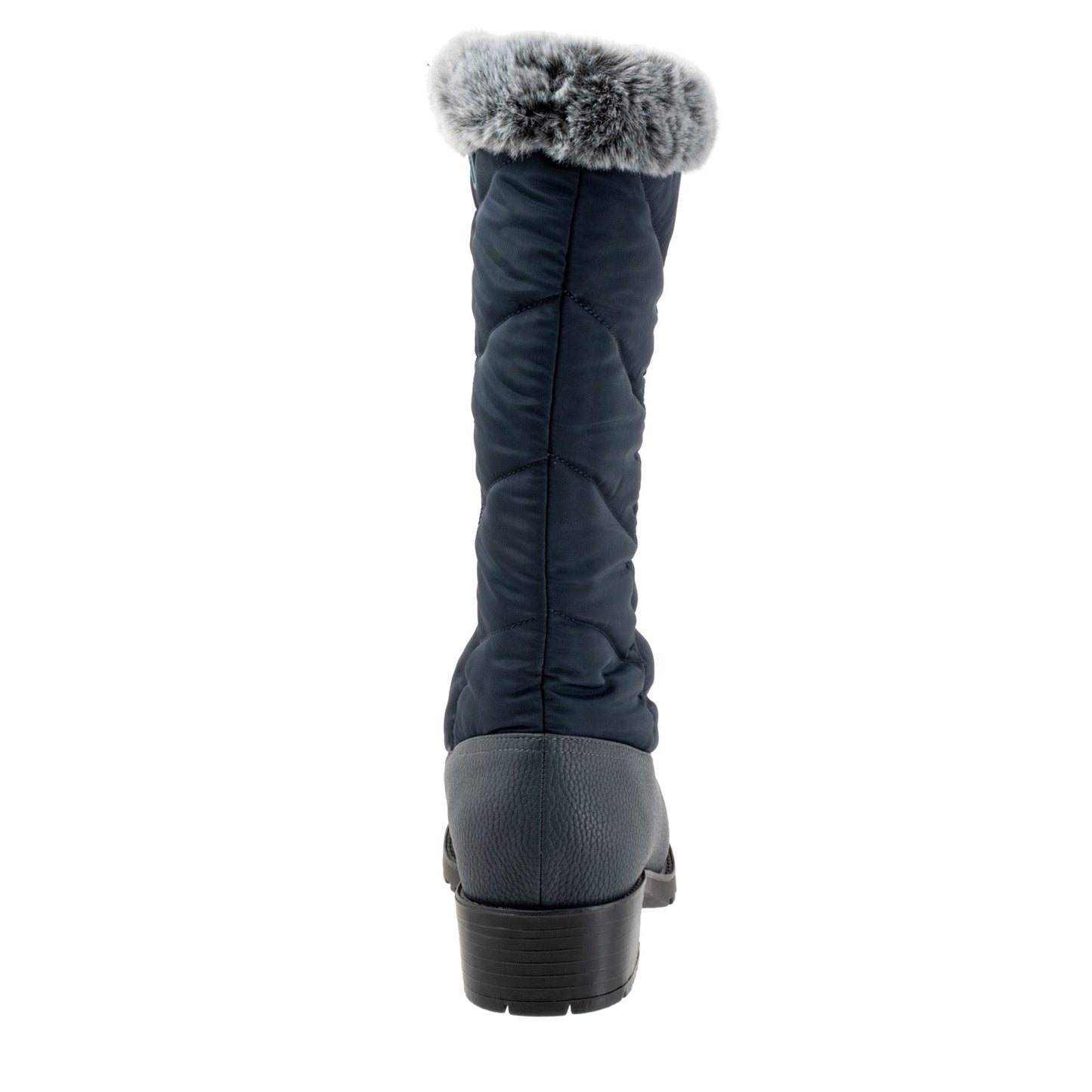 Trotters Benji 3.0 T2351-400 Womens Blue Leather Zipper Casual Dress Boots