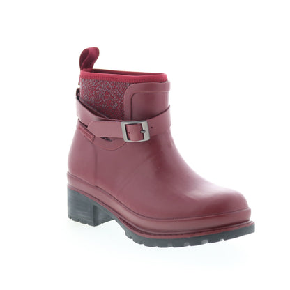Original Muck Liberty Ankle Rubber WP Womens Red Ankle & Booties Boots