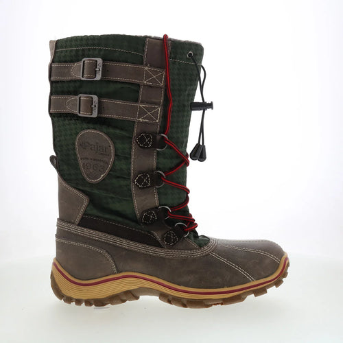 Pajar Adriana 44428 Womens Brown Leather Pull On Mid Calf Boots