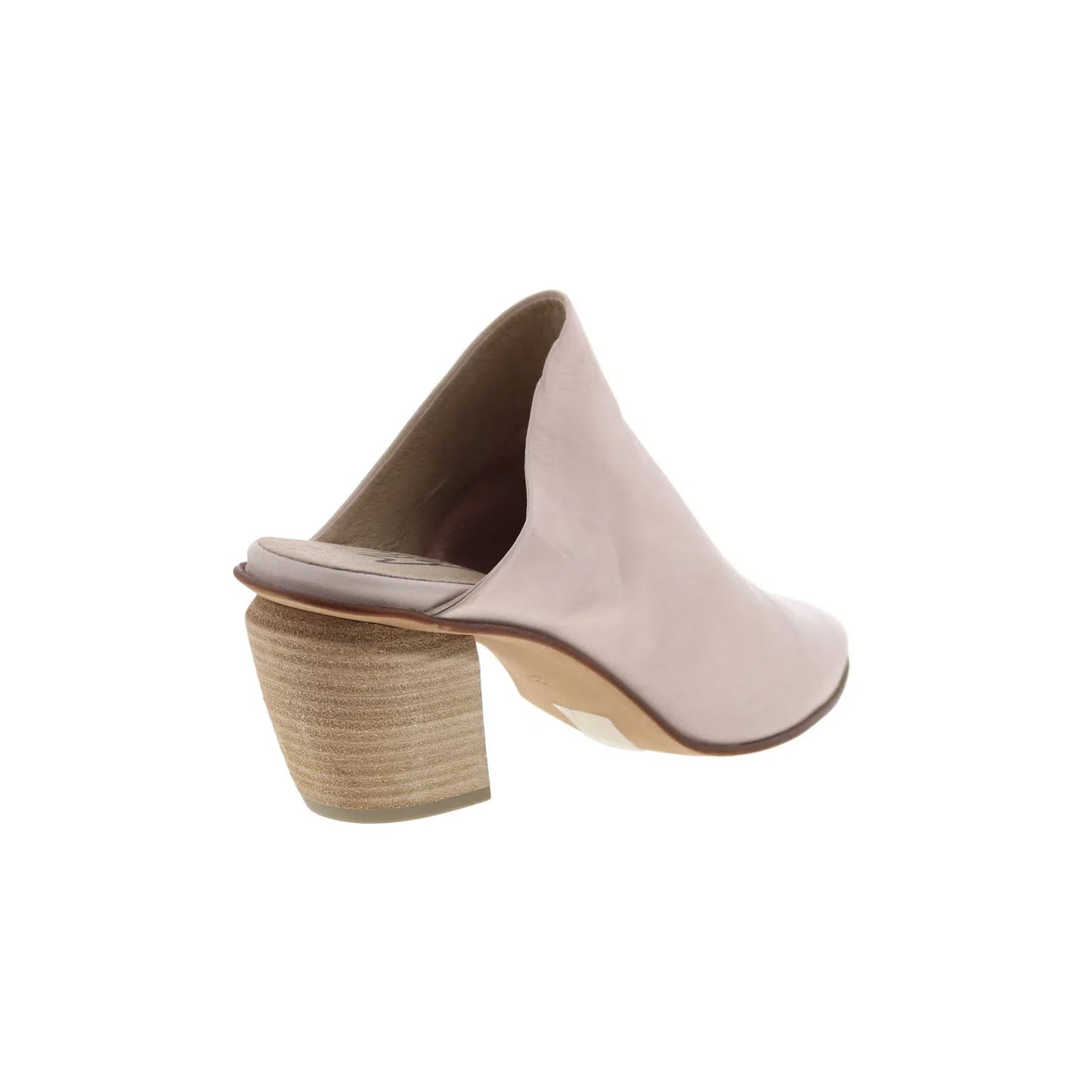 Miz Mooz Amalia Womens Pink Leather Slip On Mules Heels Shoes