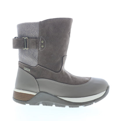 Original Muck Apres II Leather Mid AP2901 Womens Gray Suede Winter Boots