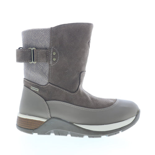 Original Muck Apres II Leather Mid AP2901 Womens Gray Suede Winter Boots