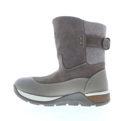 Original Muck Apres II Leather Mid AP2901 Womens Gray Suede Winter Boots