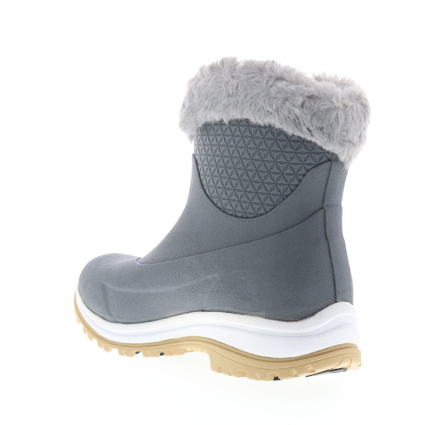 Original Muck Apres Slip On Ankle AG APV100 Womens Gray Synthetic Winter Boots