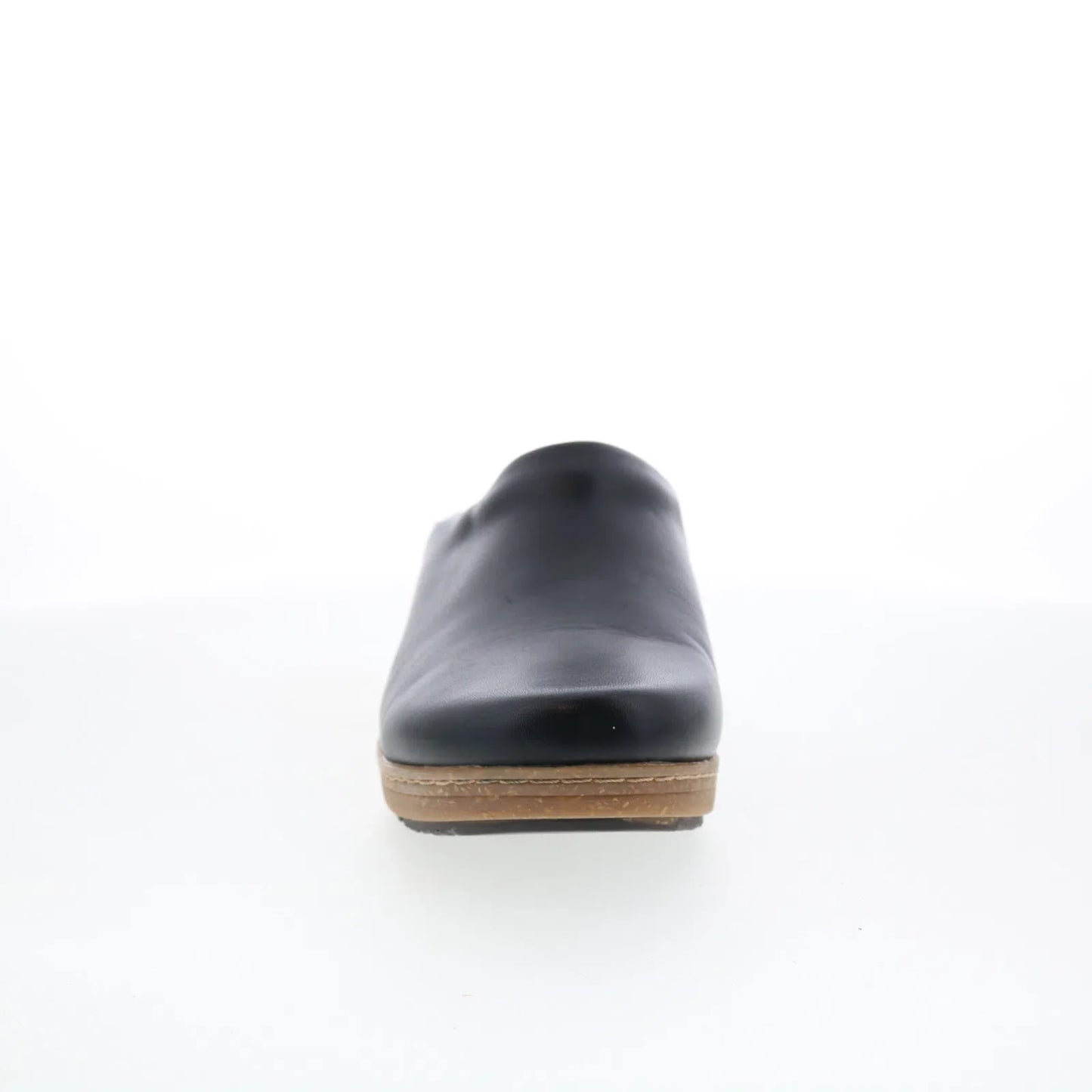 Softwalk Arvada S2302-001 Womens Black Leather Clog Flats Shoes
