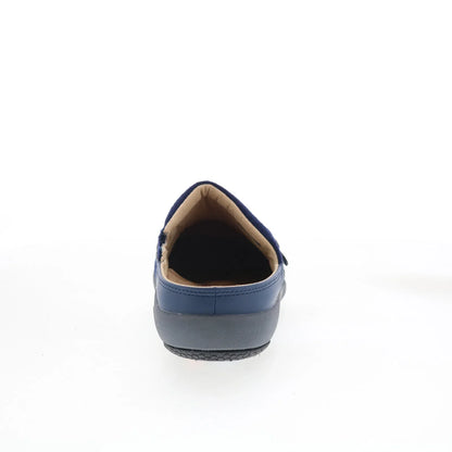 Spenco Ashton Wool Slide SP1046NVY Womens Blue Slides Sandals Shoes