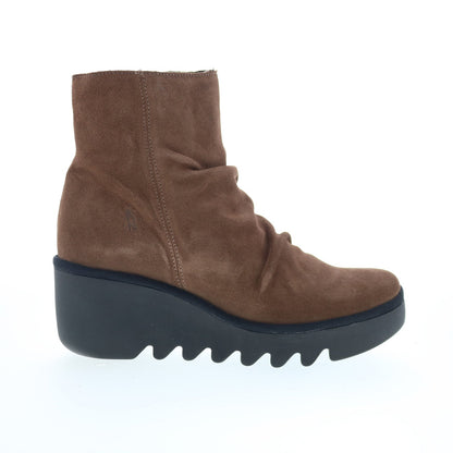 Fly London Baan BAAN538FLY-000 Womens Brown Suede Ankle & Booties Boots