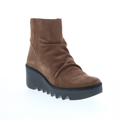 Fly London Baan BAAN538FLY-000 Womens Brown Suede Ankle & Booties Boots