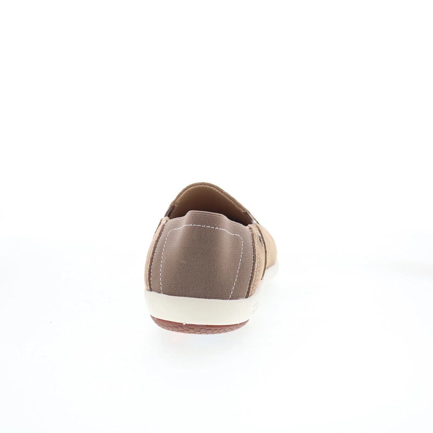 Spenco Bindie Slide SP1039TAN Womens Brown Suede Slip On Slides Flats Shoes