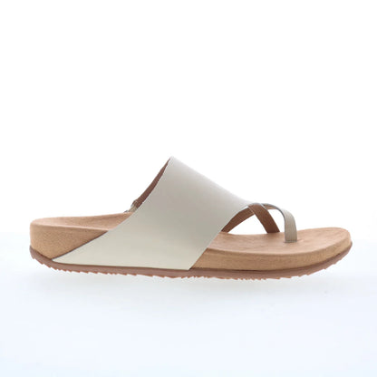 Softwalk Blaine S2305-131 Womens Beige Leather Slip On Slides Sandals Shoes