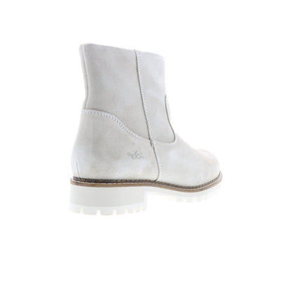 Bos. & Co. Calib Womens Beige Suede Lace Up Casual Dress Boots
