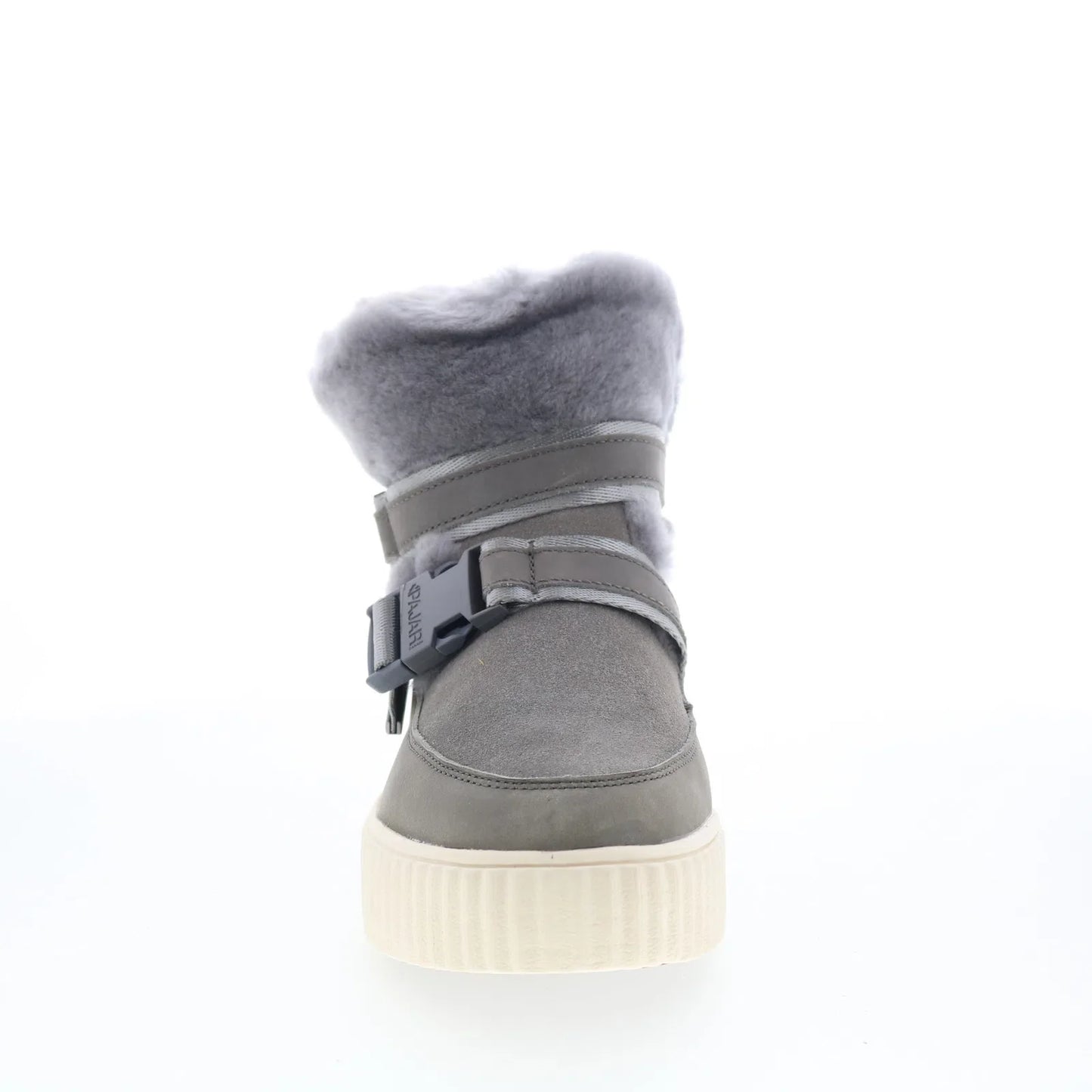 Pajar Calsey 77933 Womens Gray Suede Slip On Ankle & Booties Boots