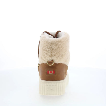 Pajar Ceria 78312 Womens Brown Suede Zipper Ankle & Booties Boots