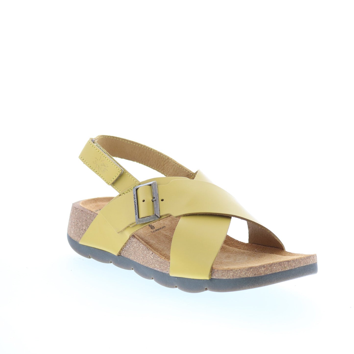 Fly London Chlo CHLO852FLY-007 Womens Yellow Slingback Sandals Shoes
