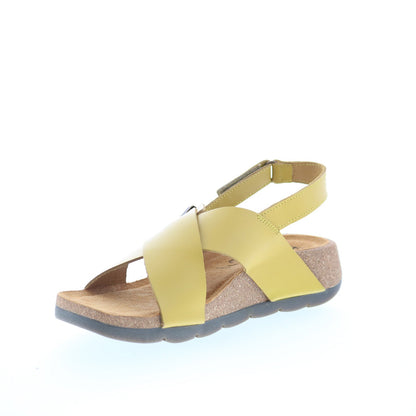 Fly London Chlo CHLO852FLY-007 Womens Yellow Slingback Sandals Shoes