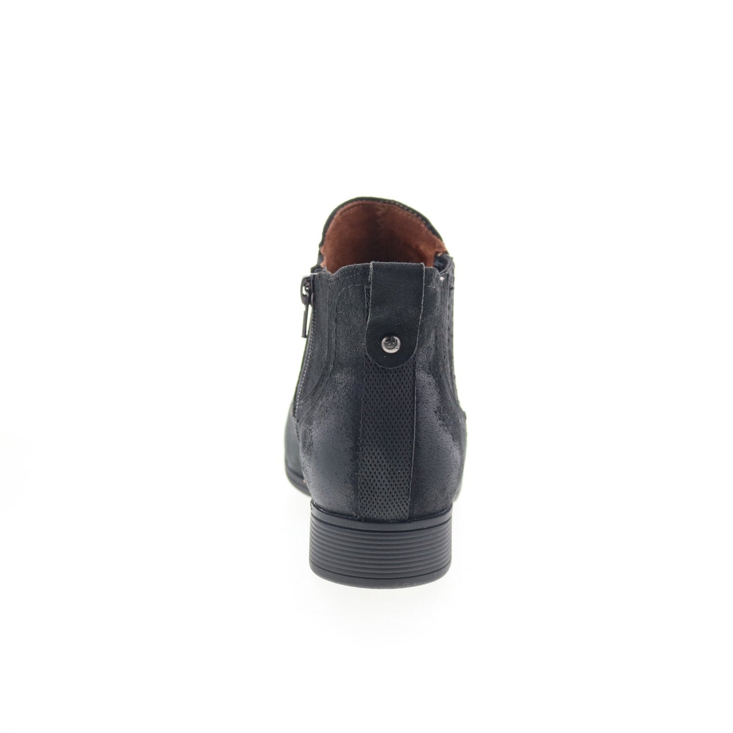 Cobb Hill Crosbie Panel CJ3131 Womens Black Wide Suede Ankle & Booties Boots