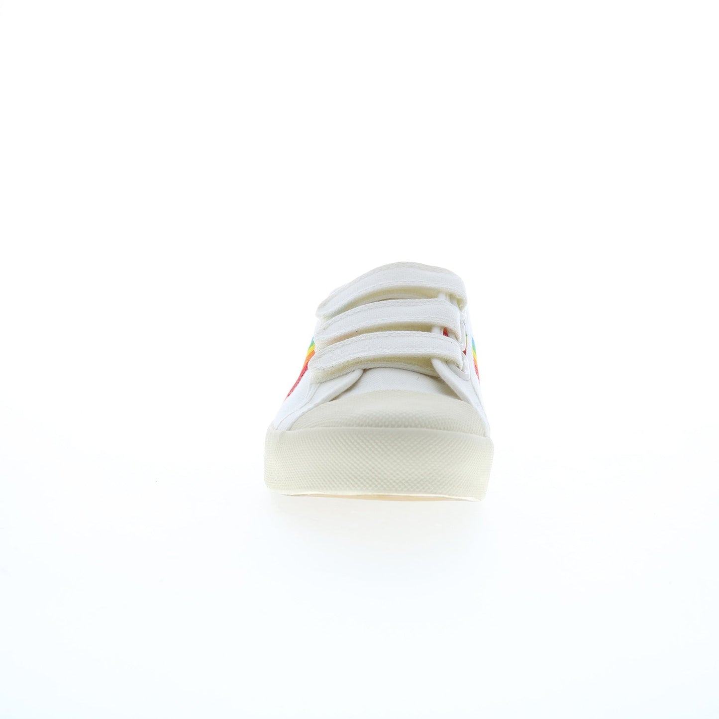 Gola Coaster Rainbow Strap CLA976 Womens White Lifestyle Sneakers Shoes