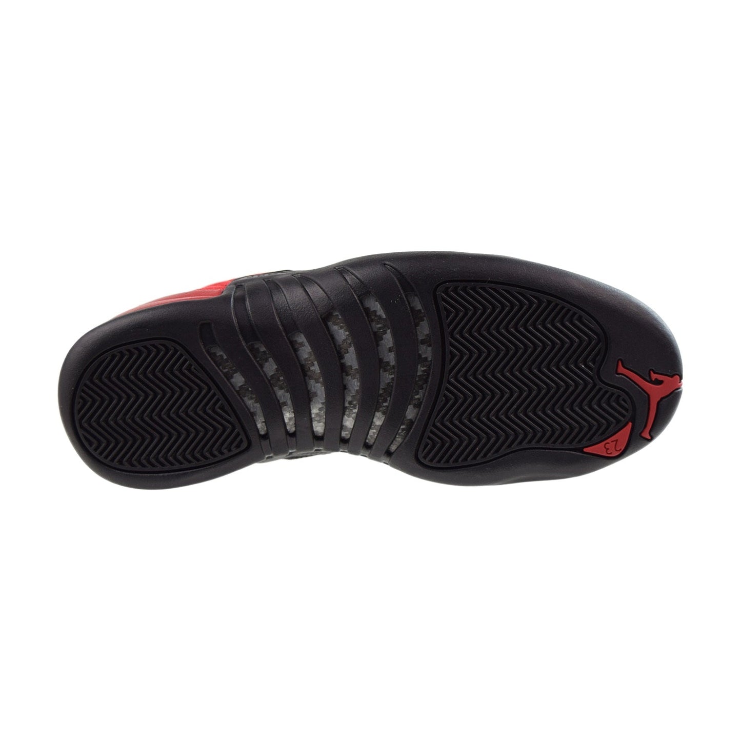 Jordan 12 Retro Reverse Flu Game Men's Shoes Varsity Red-Black