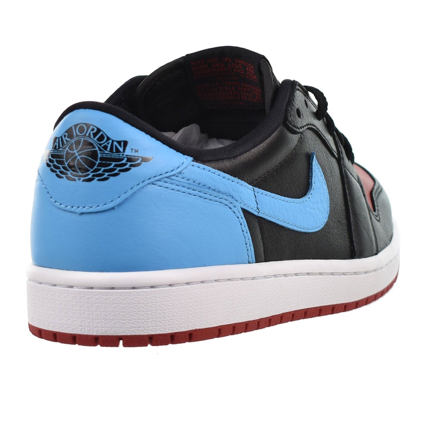 Jordan 1 Retro Low OG "NC to Chi" Women's Shoes Black-Dark Powder Blue