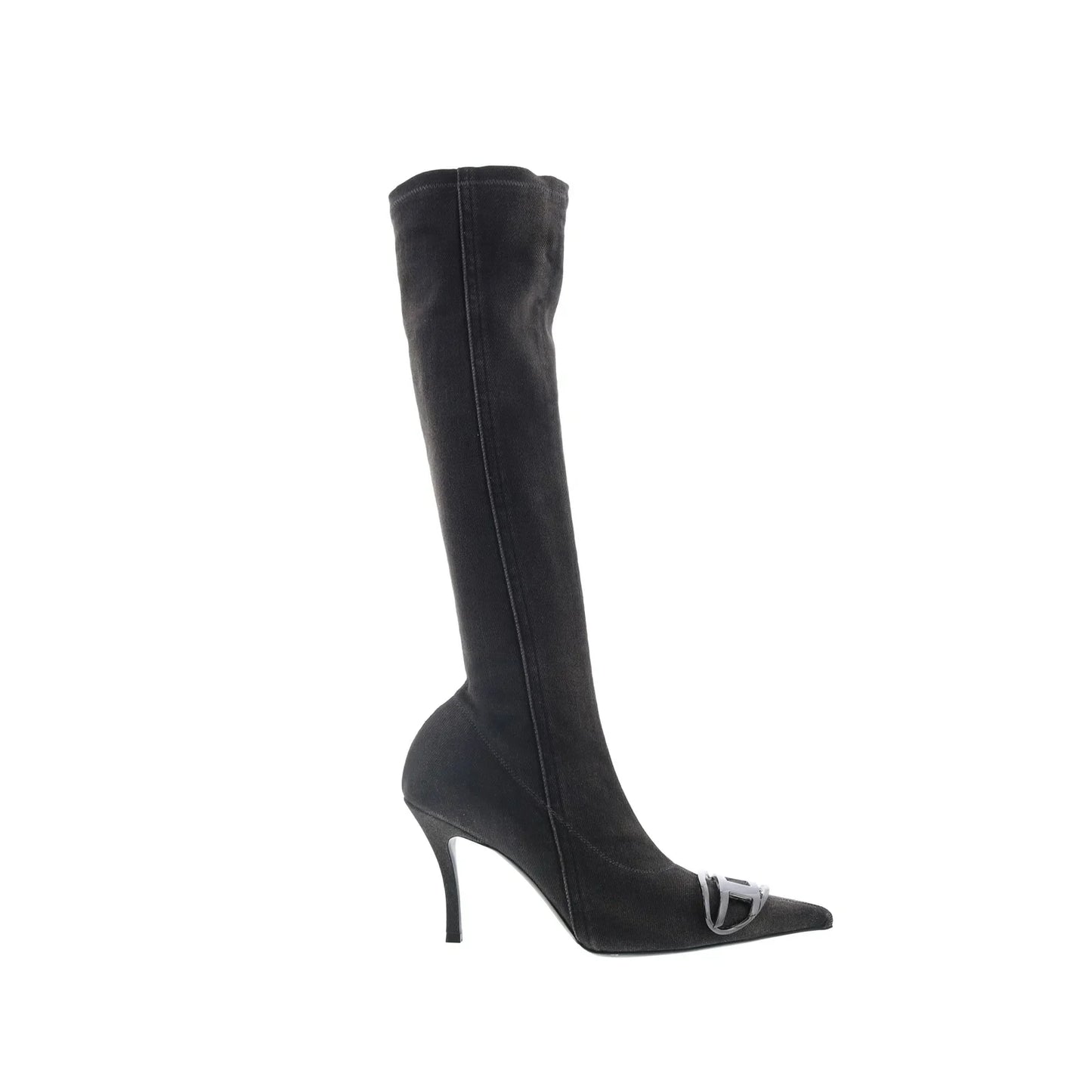Diesel D-Venus KB D Y03366-P5523-T8013 Womens Black Knee High Boots