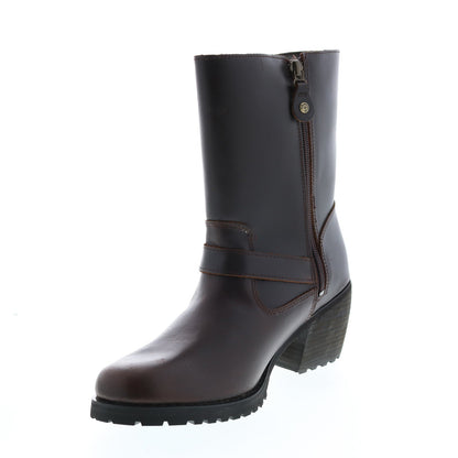 Harley-Davidson Lalanne Engineer D84689 Womens Brown Leather Motorcycle Boots