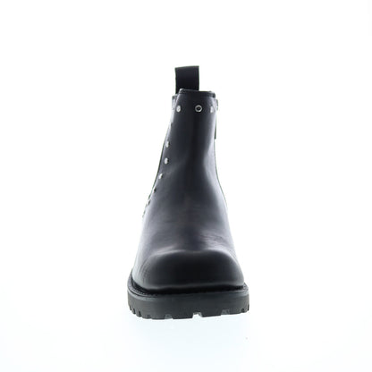 Harley-Davidson Ashby Pull On D84717 Womens Black Leather Motorcycle Boots