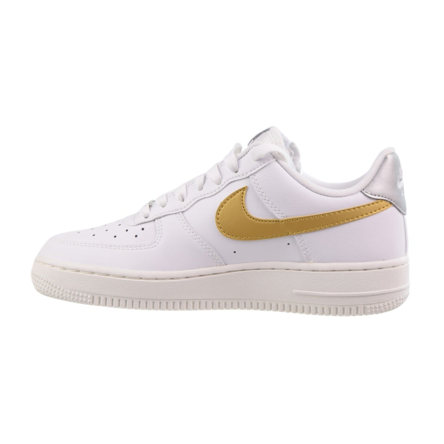 Nike Air Force 1 Low '07 Women's Shoes White Metallic Gold