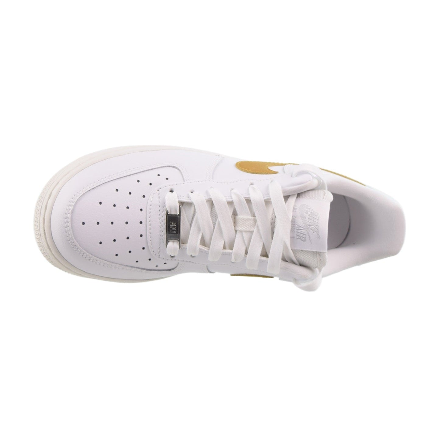 Nike Air Force 1 Low '07 Women's Shoes White Metallic Gold