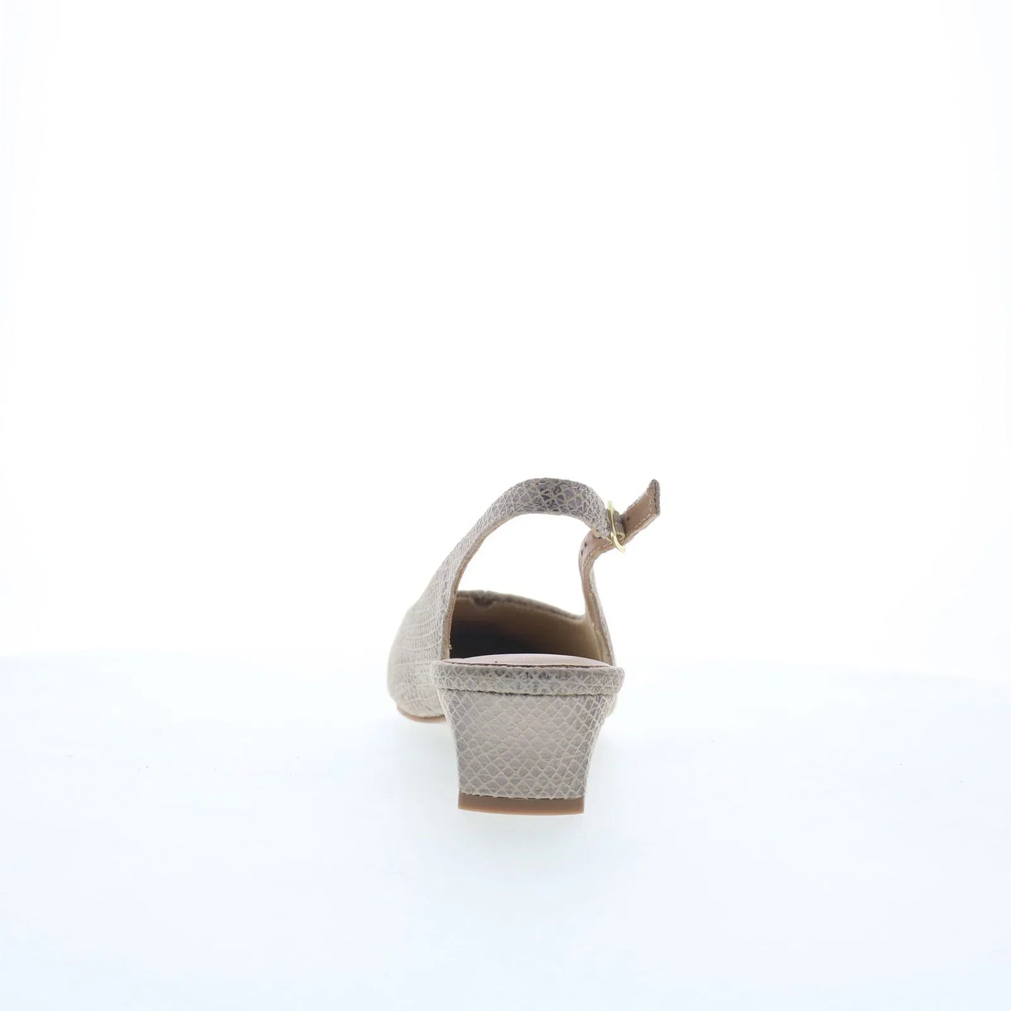 Trotters Dea T7001-923 Womens Silver Leather Slingback Heels Shoes