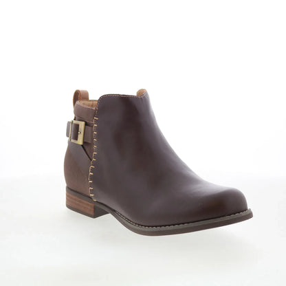 Spenco Dove Creek Boots SP1002ESP Womens Brown Leather Ankle & Booties Boots